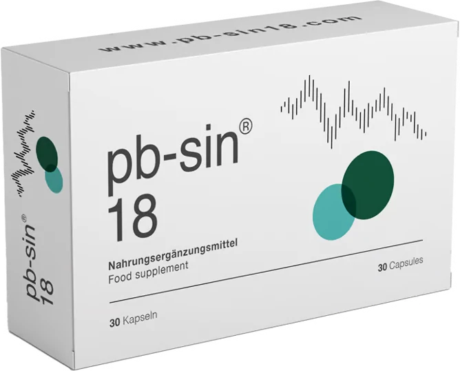 pb-sin 18 verpakking met 30 capsules